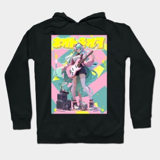 SAIKOU GROUPIE GAL 2 - NEOTOKIO3 BEST BAND | Anime Manga Music Cute Anime Pop Art Otaku Culture | PROUD OTAKU Hoodie